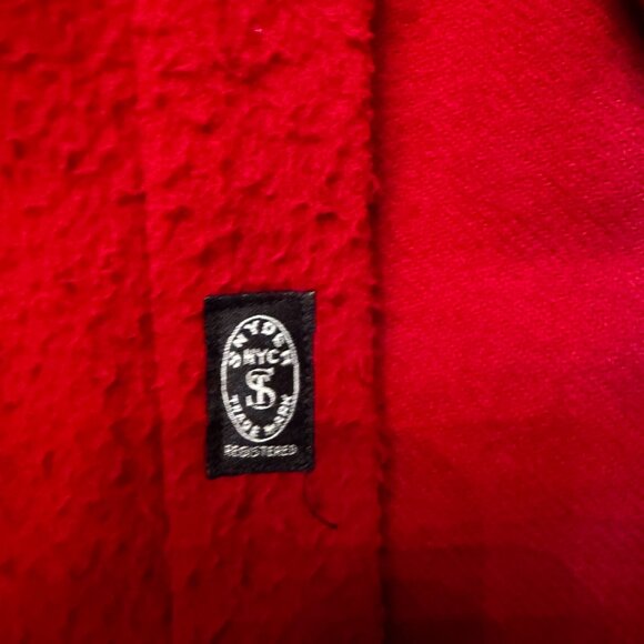 Todd Snyder Italian Boucle Overshirt in Red * Size Medium - Picture 7 of 9